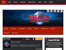 Tablet Screenshot of beatsuniversal.com